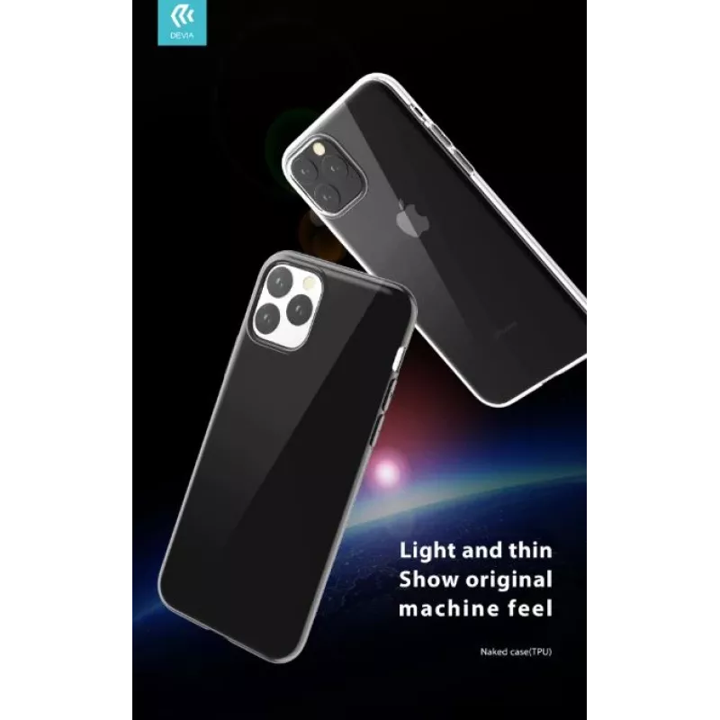 Devia Naked dėklas iPhone XI Pro Max permatomas