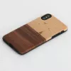 Dėklas iPhone X/XS man and wood modelis mare, juodas