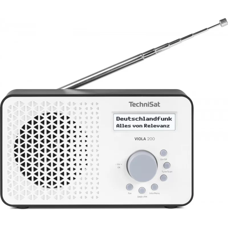 TV priedėlis TECHNISAT VIOLA 200 baltas/juodas HD DVB‑S2