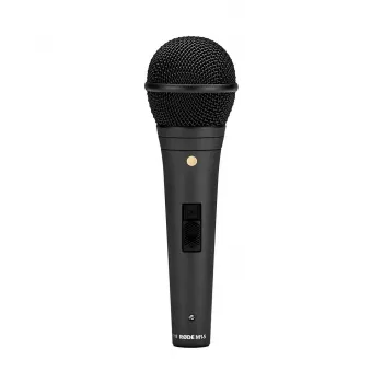 Dinaminis sceninis mikrofonas RODE M1-S – 75–18000 Hz, -56 dB, 320 Ω, 187 mm, 360 g, juodas