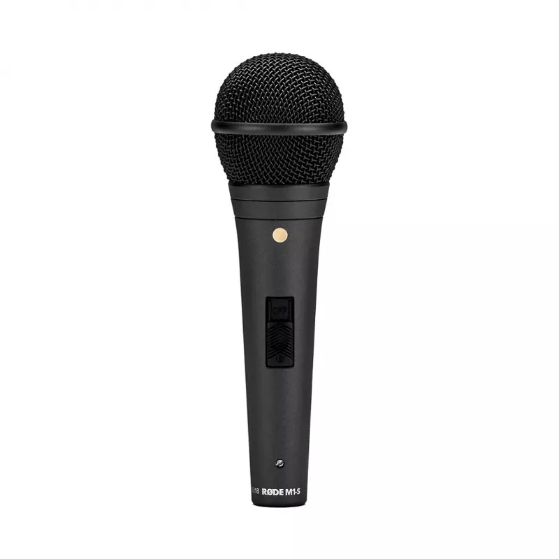 Dinaminis sceninis mikrofonas RODE M1-S – 75–18000 Hz, -56 dB, 320 Ω, 187 mm, 360 g, juodas