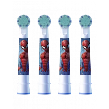 Oral-B EB10-4 Kids Spiderman keičiamos šepetėlio galvutės, 4 vnt.
