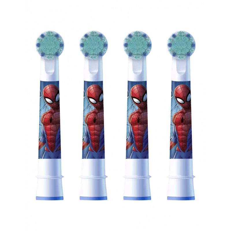 Oral-B EB10-4 Kids Spiderman keičiamos šepetėlio galvutės, 4 vnt.