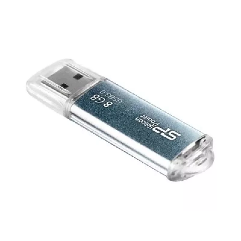 Silicon Power Marvel M01 SP008GBUF3M01V1B USB raktas, 8 GB, USB 3.0, mėlynos spalvos