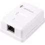 Renkforce tinklo adapteris paviršiniam montavimui CAT 6 1 prievadas baltas (RF-4541182)