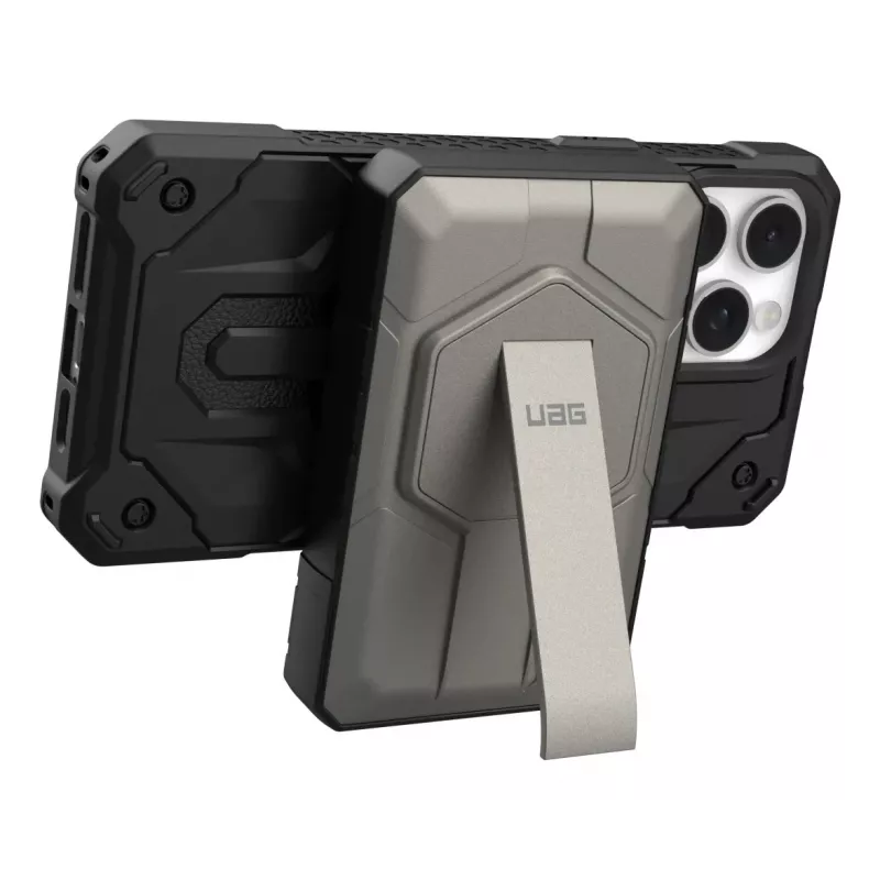 Urban Armor Gear 9B4411114036 nešiojamas įkroviklis 10000 mAh belaidžiu įkrovimu Juoda, Titanium