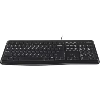 Logitech K120 klaviatūra USB QWERTY ispaniška juoda (920-002499)