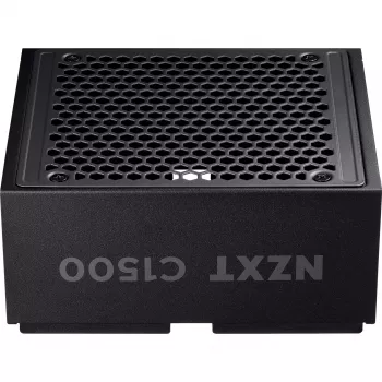 NZXT C1500 Platinum, juodas PC maitinimo blokas, 1x 16 kaiščių jungtis vaizdo plokštei, 6x PCIe, kabelių valdymas, 1500 W
