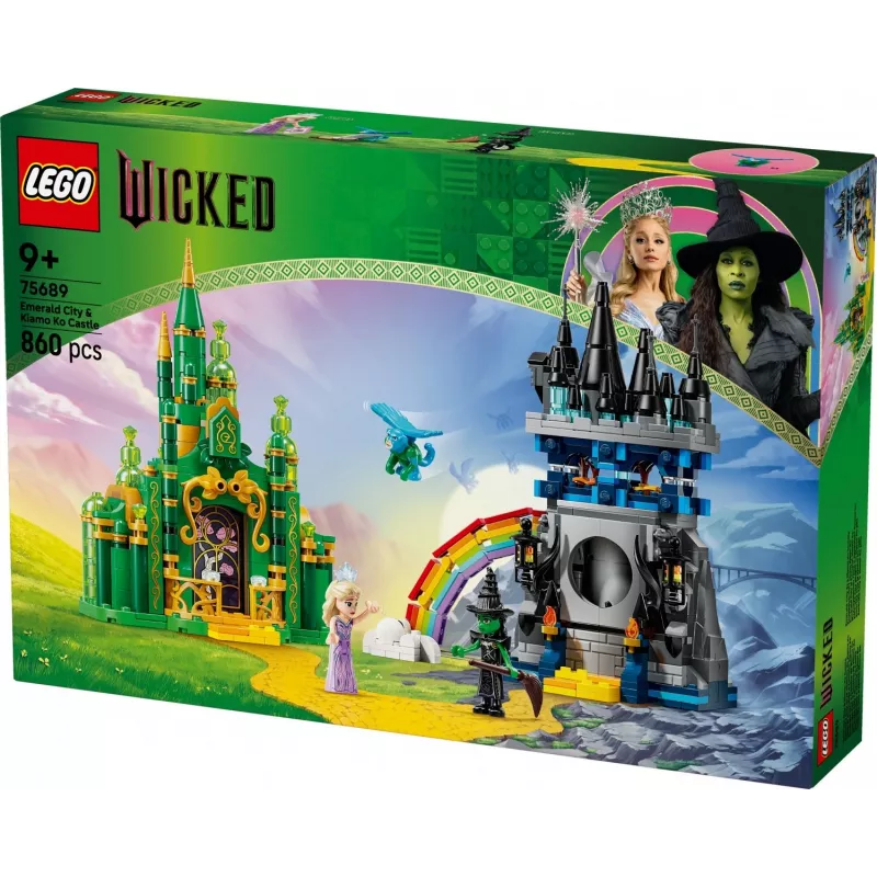 LEGO konstruktorius Wicked 75689 — Smaragdinis miestas ir Kiamo Ko pilis