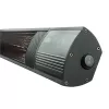 TunaBone TB2580W-01 | Elektrinis infraraudonųjų spindulių terasinis šildytuvas, 2500 W, 3 galios lygiai, iki 25 m², juodas, IP55