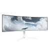 Išlenktas monitorius Arozzi Nova 49 colių (124,5 cm) Dual QHD 5120×1440 LED VA, 32:9, 4 ms, USB šakotuvas, garsiakalbiai, baltas