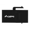Keystone modulis LANBERG KSU6-3000 – Cat6 U/UTP RJ-45 motina į RJ-45 motiną, plokščios konstrukcijos, juodas