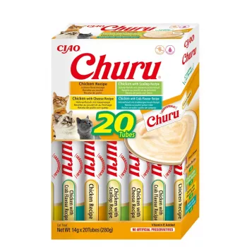 INABA Churu Variety box Chicken - skanėstai katėms - 20 x 14g
