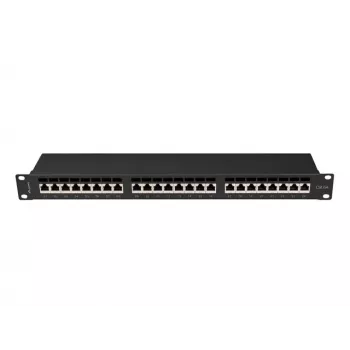 Patch panel 1U Lanberg PPSA-1024-B