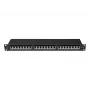 Patch panel 1U Lanberg PPSA-1024-B