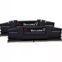 DIMM 16 GB DDR4-3200 (2x 8 GB) Dual-Kit, Arbeitsspeicher schwarz, F4-3200C16D-16GVKB, Ripjaws V, INTEL XMP