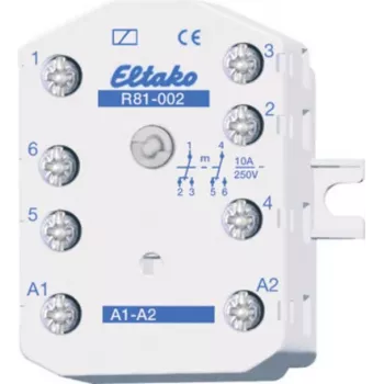 Eltako Electronics perjungimo relė įmontuojamam/paviršiniam montavimui 2U 10A R81-002-230V (81002430)