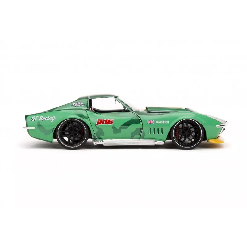 Automobilis Jada Toys Street Fighter 1969 Chevrolet 1:24 Metal Green