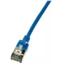 LogiLink CQ9026S tinklo kabelis mėlynas 0,5 m Cat6a U/FTP (STP)