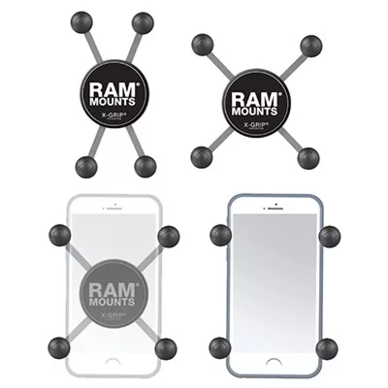 RAM Mounts X-Grip Universal Telefono Laikiklis su Rutuliu