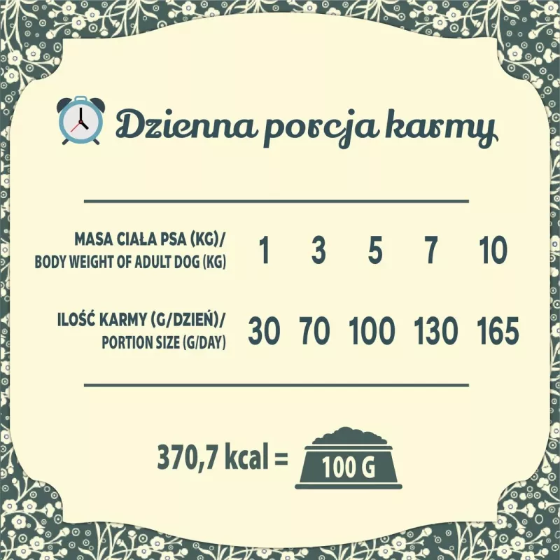FOLK Small breeds Tradicinis Didžiosios Lenkijos antis su triušiu, obuoliais ir mairūnu - sausas šunų maistas - 7kg