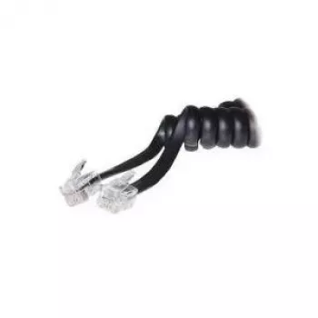 S/CONN 10 m RJ10 juodas permatomas TC70135-10 ShiverPeaks
