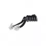 S/CONN 10 m RJ10 juodas permatomas TC70135-10 ShiverPeaks