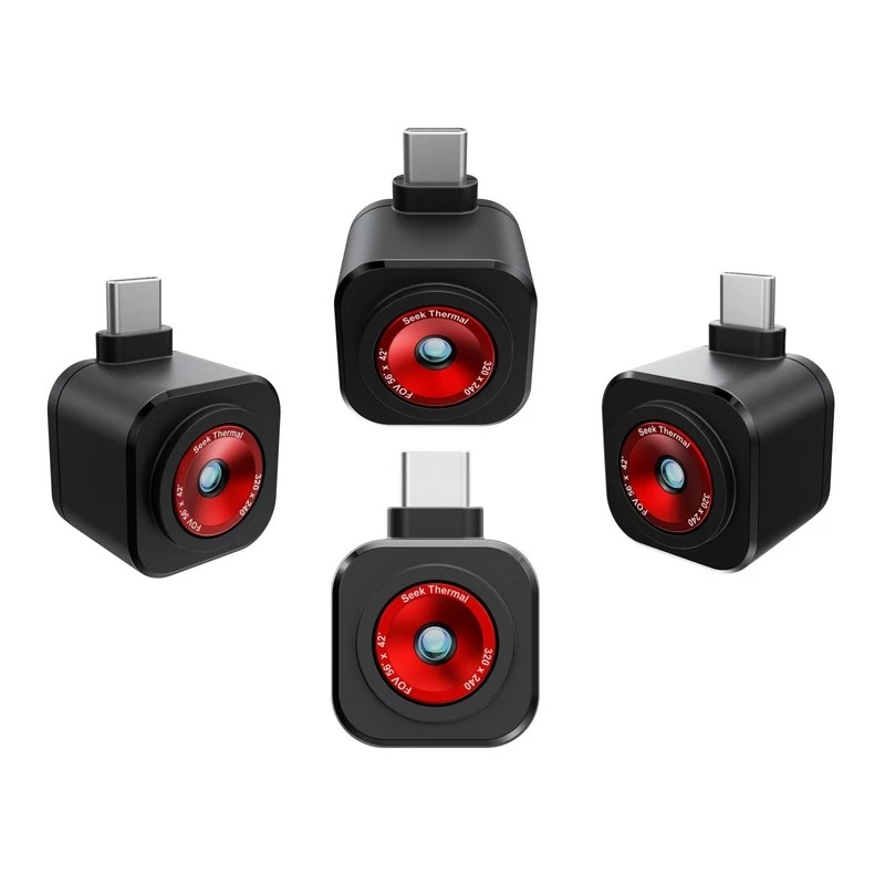 Termovizinė kamera Seek Thermal CQ-DBAX, šiluminis modulis 320×240 px, NETD 35 mK, –20–330 °C, 25 Hz