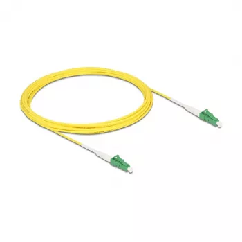 DeLOCK 83232 šviesolaidinis kabelis 5 m LC/APC geltonas 9 µm OS2