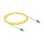 DeLOCK 83232 šviesolaidinis kabelis 5 m LC/APC geltonas 9 µm OS2