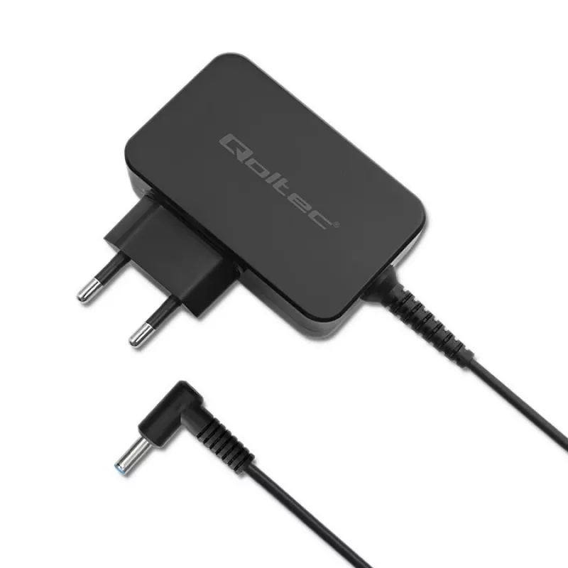 Maitinimo adapteris nešiojamam kompiuteriui QOLTEC 51033, 45 W, 19,5 V, 2,31 A, 220–240 V, vidaus, juodas, 1,7 m laidas