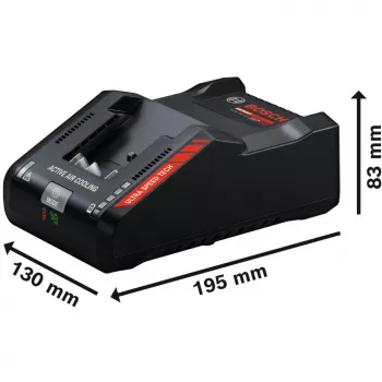 Powertools Expert greitasis įkroviklis EXAL18V-160 (juodas, AMPShare Alliance)