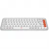 Logitech POP Icon Keys - belaidė klaviatūra - Bluetooth LE - QWERTY US International - Off White, oranžinė (920-013072)