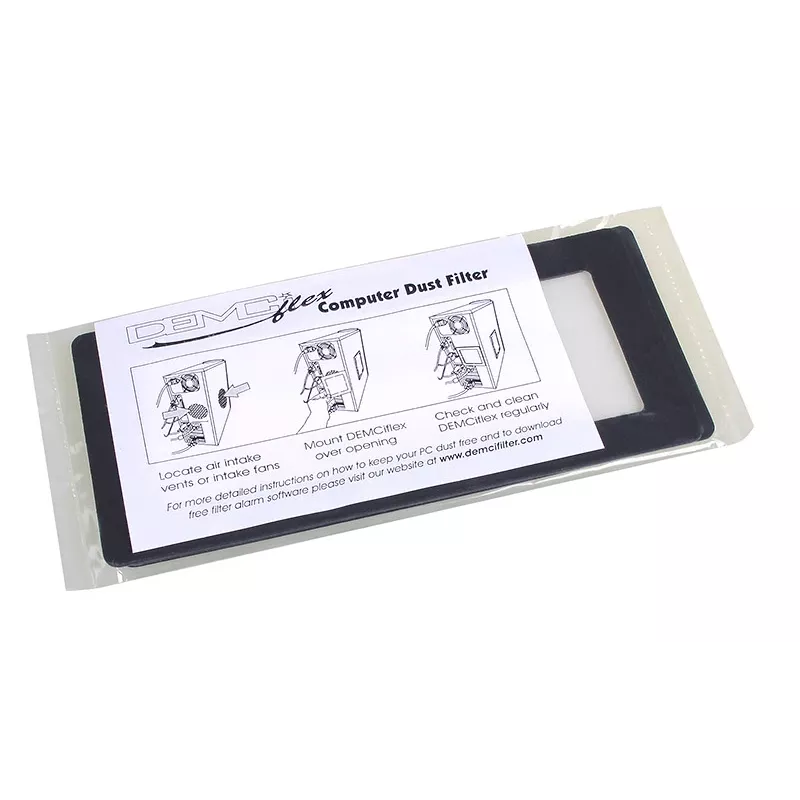 DEMCiflex magnetinis dulkių filtras 2 x 40 mm (modelis 503211) kompiuterio korpuso ventiliacijai
