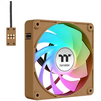 Thermaltake CT140 EX Reverse ARGB 140mm korpuso ventiliatoriai 3 vnt. rinkinys Gravel Sand