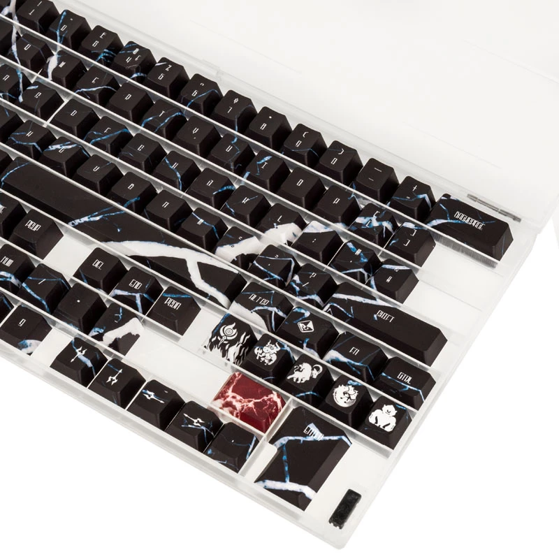 Keycap rinkinys Traitors TARTARUS GAKC-373 – klaviatūros klavišai mechaninėms klaviatūroms, JK išdėstymas