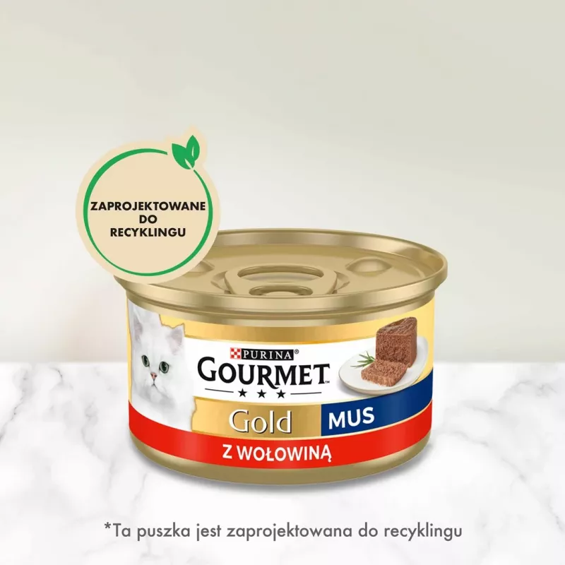 GOURMET Gold Jautiena – šlapias kačių ėdalas – 85g
