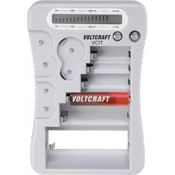 Baterijų testeris VOLTCRAFT VC1T, matavimo diapazonas 1,5 V, 3 V, 6 V, 9 V (VC-12613270)