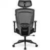Biuro kėdė Sharkoon OfficePal C10 – juoda, ergonomiškas dizainas, reguliuojamas aukštis