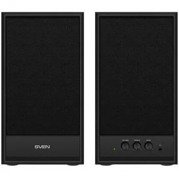 Multimedijos garsiakalbis SVEN SPS-702 (stereo, 40 W, 40 Hz–22 kHz, juoda oda)