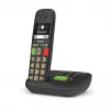 Gigaset E290A Analoginis/DECT telefonas su skambučio ID, juodas
