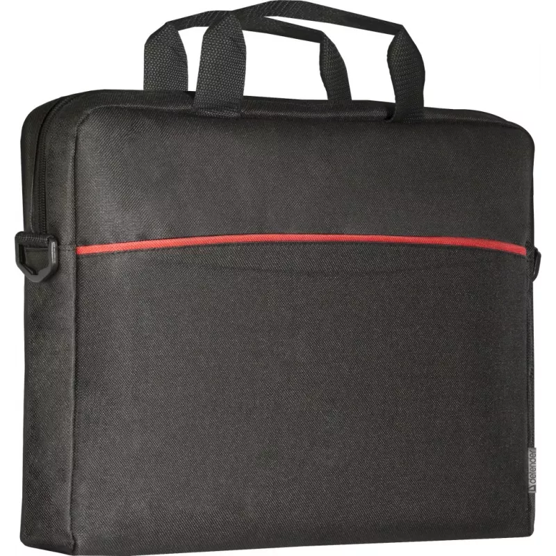 DEFENDER Defender Lite portfelis 39,6 cm (15,6 inch) nešiojamam kompiuteriui, poliesteris, juoda, 430×310×80 mm