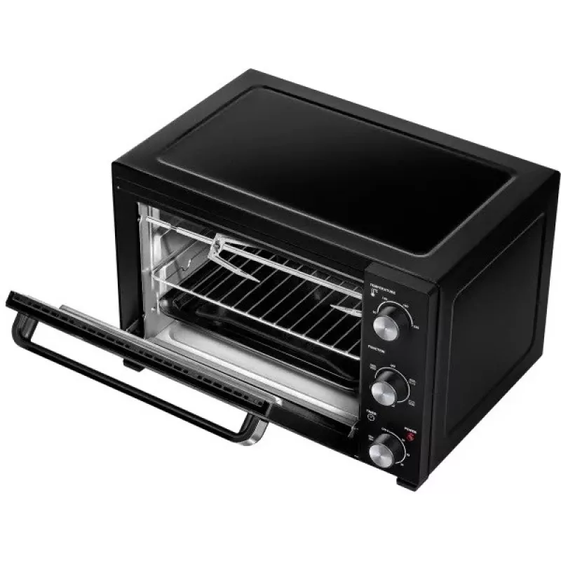 Elektrinė stalviršinė orkaitė MPM MPE-17/T — 48 L, 1800 W, konvekcija, termostatas, iešmas