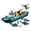 Konstruktorius LEGO City Arkties tyrinėjimų laivas 60368 — 815 dalių, 7+ metai, 4 minifigūrėlės