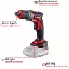 Gipskartonio varžtų suktuvas EINHELL TP-DY 18 Li BL Solo 18 V, bešepetėlis, be akumuliatoriaus (modelis 4261010)