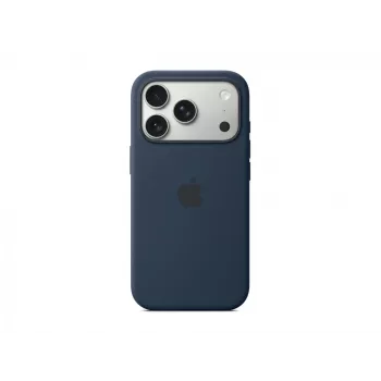 Silicone Dėklas Apple iPhone 17 Pro MagSafe Midnight Tamsiai Mėlyna