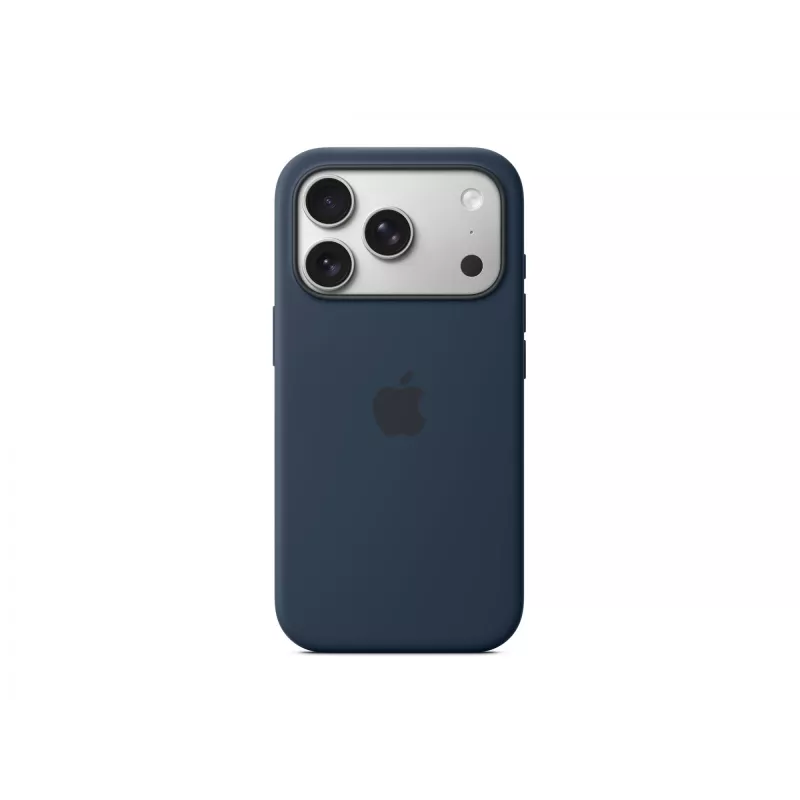 Silicone Dėklas Apple iPhone 17 Pro MagSafe Midnight Tamsiai Mėlyna