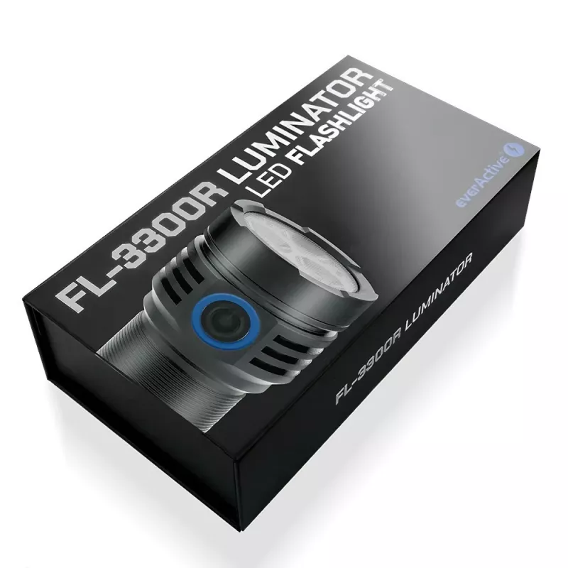 LED prožektorius everActive LUMINATO R FL-3300R — 3300 liumenų, įkraunamas