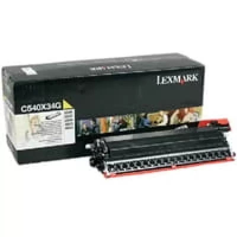 Lexmark vystyklų komplektas geltona – 30000 puslapių – C540, 543, 544, 546, X543, 544, 546, 548 (0C540X34G)