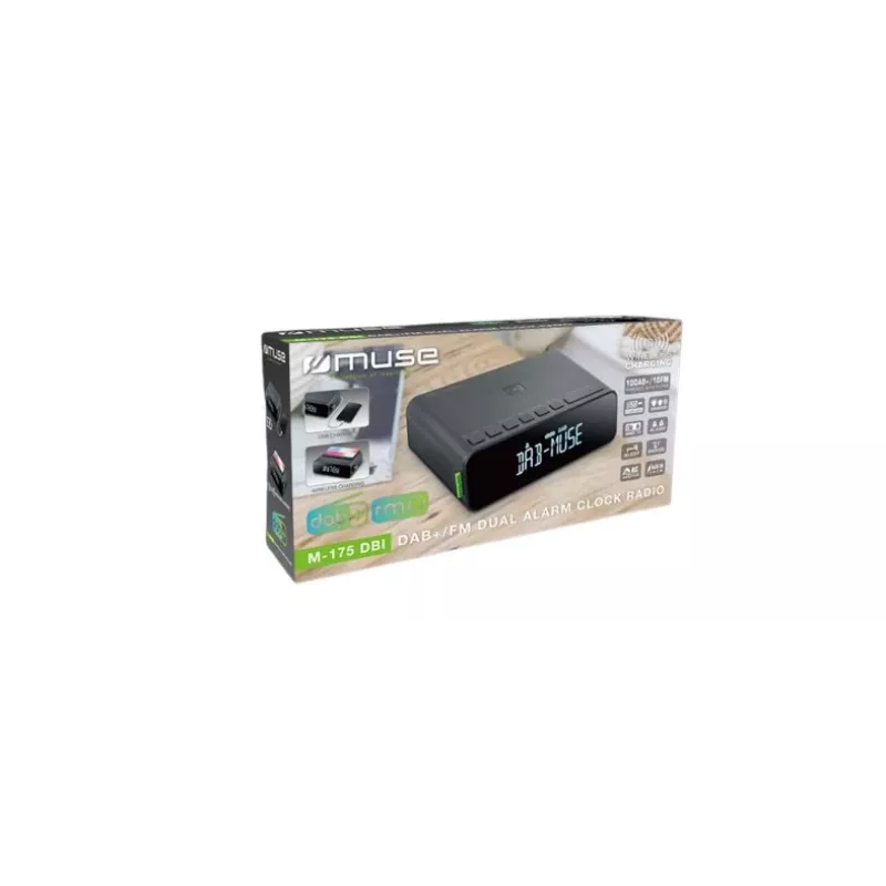 Muse M-175DBI radijo imtuvas nešiojamas Juodas